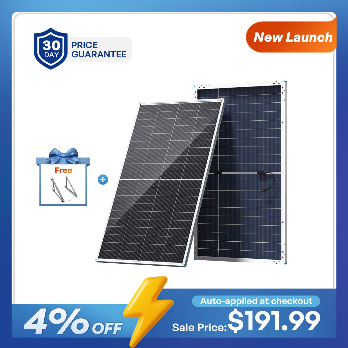 Vibrta 100/200W N-Type Bifacial Solar Panel
